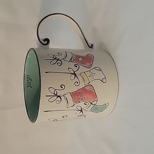 Spectrum Desinz, Sleigh Bells Bistro Holiday 22 oz Ceramic Coffee Mug